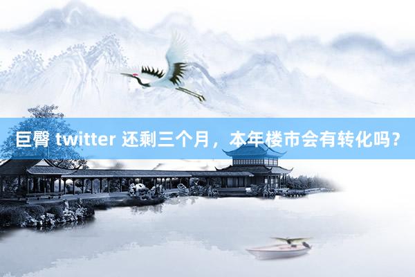 巨臀 twitter 还剩三个月，本年楼市会有转化吗？