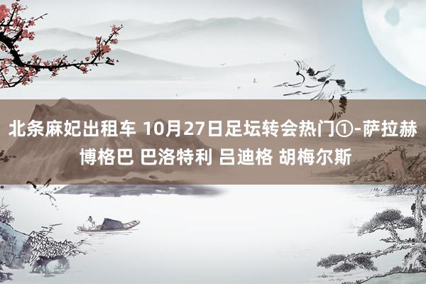 北条麻妃出租车 10月27日足坛转会热门①-萨拉赫 博格巴 巴洛特利 吕迪格 胡梅尔斯