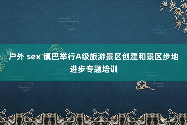 户外 sex 镇巴举行A级旅游景区创建和景区步地进步专题培训